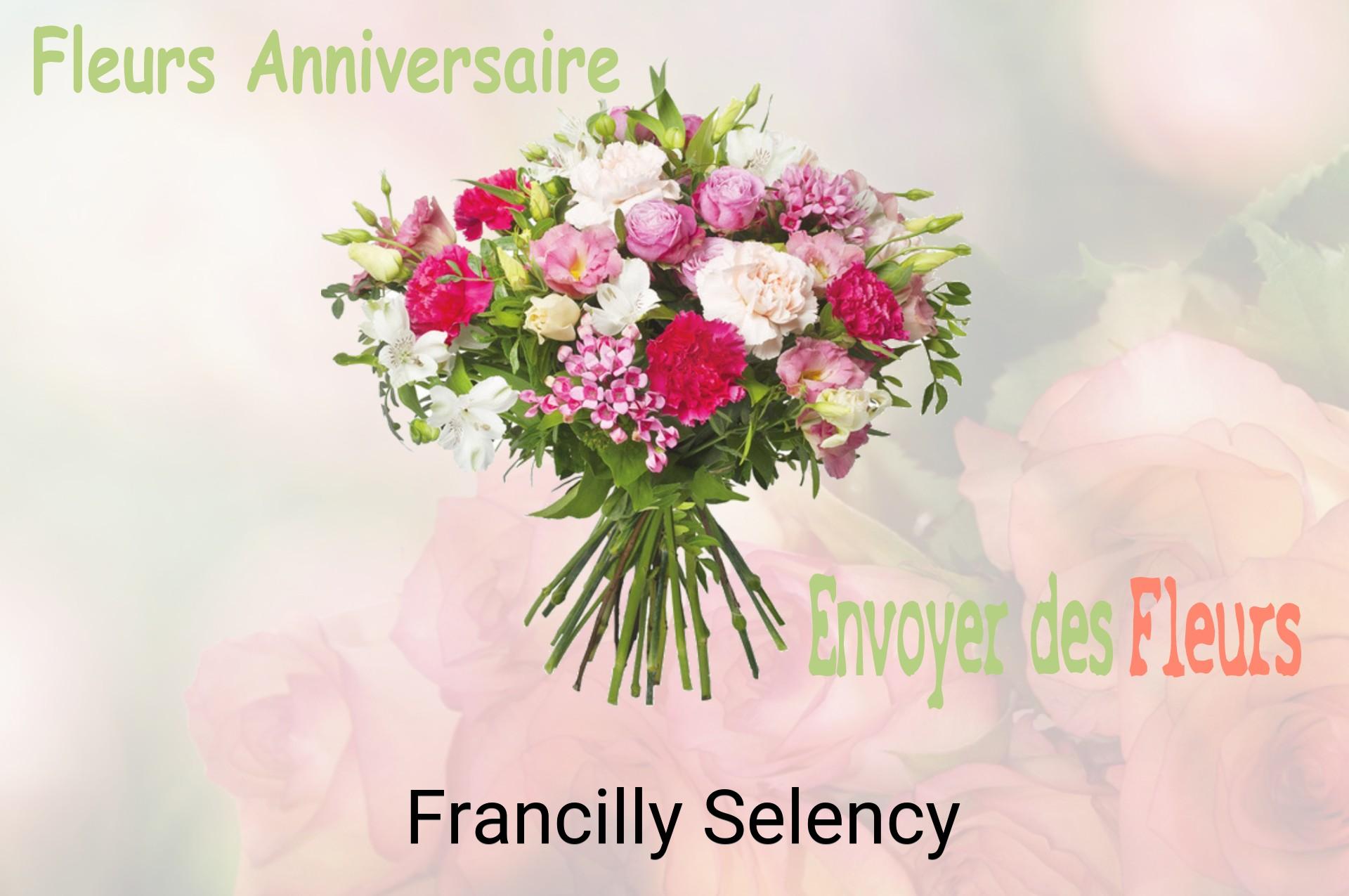 Bouquet de fleurs d’anniversaire livré à Francilly-Selency